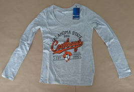 Champion Womens NCAA Oklahoma State Cowboys Long Sleeve V-Neck T-Shirt S... - $11.88