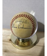 STEVE BEDROSIAN SIGNED AUTOGRAPHED Official NL BASEBALL Multiple Autos T... - $526.21 MXN