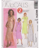 McCall&#39;s 4374 sewing pattern makes Misses Dresses Sizes 12,14,16,18 by M... - £4.55 GBP