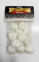 Vintage Pack Of 12 Spalding Quality Practice Golf Balls - £5.78 GBP