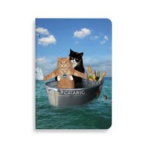 Two Brave Cats Are Drifting Journal - Titanic Journal - Funny Journal - £19.26 GBP