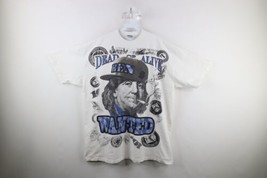 Vintage Streetwear Mens 4XLT Distressed Spell Out Ben Franklin Hip Hop T-Shirt - $44.50