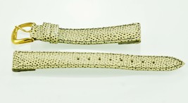 Fossil Damen Vanilla W / Schwarzes Leder Ersatz Clips Uhr Band 16mm - £3.93 GBP