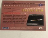 Star Trek Voyager Season 2 Trading Card #76 Tractor Beam - £1.55 GBP