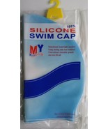 Men&#39;s Flexible Silicone Swimming Cap Or Hat One Size fit all Color Light... - $110.42 MXN