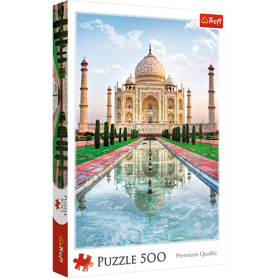500 Piece Jigsaw Puzzle, Taj Mahal, Agra India Puzzles, Mausoleum Puzzles, - $33.74