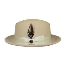 Men Bruno Capelo Hat Australian Wool Crushable Center Dent CHICAGO CH304 Bone image 3