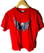Majestic YOUTH Washington Capitals Short Sleeve T-Shirt RED XL - £11.81 GBP