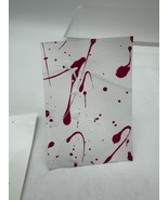 ACEO Satin Splatter 5/9 Abstract The Birds Drip Mini Art Card Painting ATC - $41.10 MXN