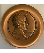 1976 Collector Copper Plate, Rockwell&#39;s Lincoln #6335 Certified Pure - £10.82 GBP