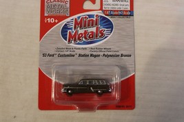 HO Scale Mini Metals, 1953 Ford Customline Station Wagon, Polynesian Bronze - $30.00