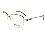 Aristar Eyeglasses Frames AR30818 COLOR-513 Burgundy Red Gold Cat Eye 53... - $55.91