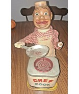 Vintage Chef Cook Chef Made In Japan tin steel toy Made in Japan. - £52.30 GBP