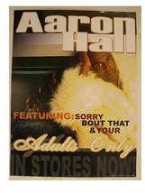 Aaron Hall Promo Poster Adults Only - £7.07 GBP