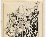 PLAYKILL Forbidden Broadway 1989 + Dessert Carte Menu - $34.61