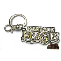 Fantastic Beasts And Where To Find Them Name Logo Pewter Keyring Keychain SEALED - £8.51 GBP