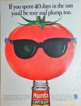 HUNT&#39;S CATSUP-1968 Vintage Print Ad-Hunt Wesson Foods-40 days in the sun... - $194.11 MXN