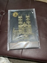 Westminster Abbey 1978 Miniature Brass Rubbing Craft Kit Creative Pastimes - $8.42