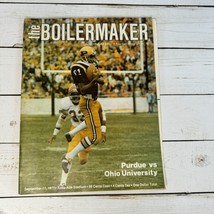 1977 Purdue Vs Ohio University The Boilermaker Football Program Magazine - $13.16