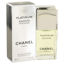 Chanel Egoiste Platinum Pour Homme Cologne 1.7 Oz Eau De Toilette Spray image 5
