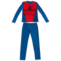 Spider-Man Costume Youth 2-Piece Pajama Set Blue - £20.81 GBP