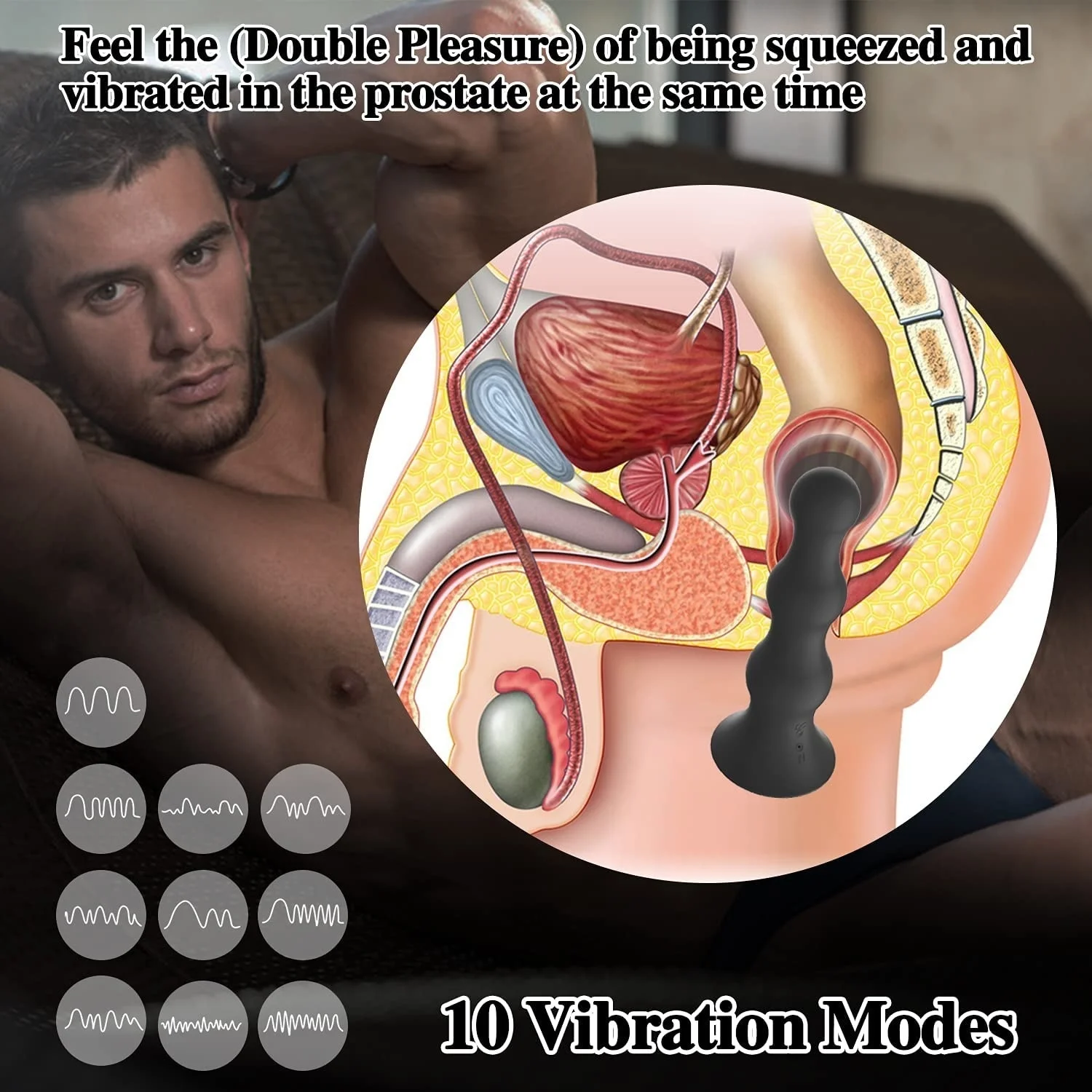 G butt plug anal male prostate massager vibrators wireless remote control anus extender thumb200