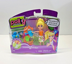 Polly Pocket Stick N Play Flower Garden Play Set Mattel 2011 NEW Sealed  - $19.99