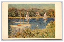 Basin of Argenteuil Painting by Claude Monet UNP Postcard N25 - £4.40 GBP