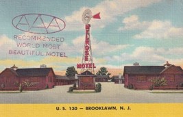 Melrose Motel Brooklawn New Jersey NJ 1952 Camden Postcard C55 - $2.99