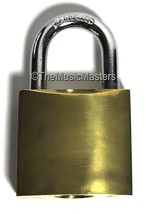 1 1/2&quot; Brass Boat TRAILER PADLOCK Towing Hauling Safety Security Lock w/... - £8.21 GBP