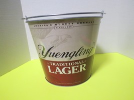Yuengling Lager Tin Metal Ice Bucket 5 Qt Beer Cooler W/Handle - $21.78