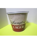 Yuengling Lager Tin Metal Ice Bucket 5 Qt Beer Cooler W/Handle - £17.34 GBP