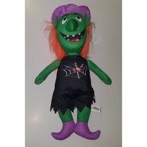 Green Witch Plush 18&quot; Stuffed Animal Toy Halloween Orange A&amp;A Global 2022 w/TAG - $29.65