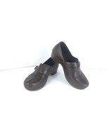 Dansko Clogs Womens 38 /US 7.5M Tamara Mules Shoes Brown Leather Split T... - $49.32