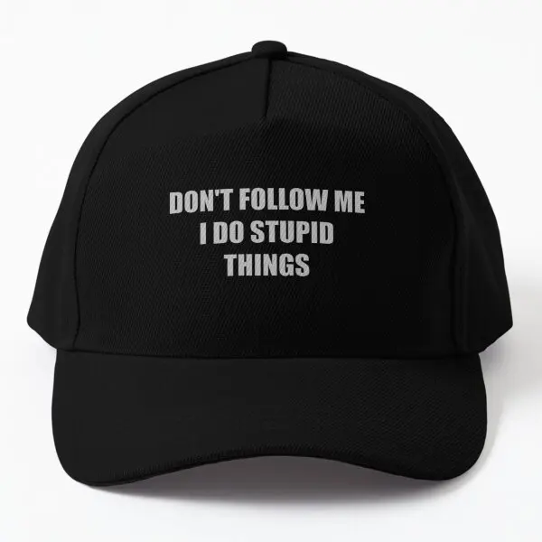 Thrill Seekers Only Do Not Follow Me On Baseball Cap Hat Czapka Black  - $13.99