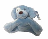 Gund Blue White Spunky Rattle nwt Puppy Dog Mini Plush Stuffed Animal 4 ... - $19.70