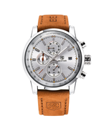  Watch BENYAR Quartz Men&#39;s Watches Waterproof Chronograph Luxury Leather... - £49.14 GBP