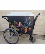 STREET VENDOR PUSH CART COOLER FRUIT BOWLS CART BEER CART MOBILE VENDOR ... - $63,734.69 MXN