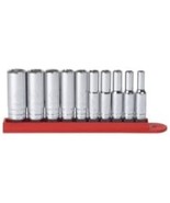 GEARWRENCH 10-Pc. 1/4&quot; Drive 6 Pt. Deep Socket Set, SAE - 80305 - €27,15 EUR