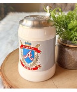 Atlanta BRAVES SportSteins STEIN Mug Lidded Collector MLB Vintage - $34.12 CAD