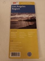 AAA Folded Map California Regional Series Los Angeles Region 2008 Editio... - £11.55 GBP