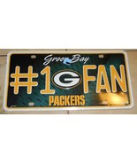 Green Bay Packers License Plate Tag Rico Industries NFL Super Bowl Football - €13,09 EUR
