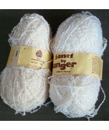 100% Wool Made in France Janet by Unger Yarn 2 Skeins White - £20.12 GBP