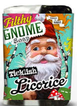 Filthy Farmgirl Filthy Gnome Ticklish Licorice  Christmas Bar Soap Gift - £11.58 GBP