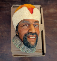 VTG Bossons Chalkware Head #44 Himalayan w/ Original Box Congleton England - $24.00