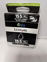 New Sealed Genuine Lexmark 155XL Black High Yield Ink Cartridge Pro 715 910 915 - $24.88