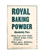Royal Baking Powder 1899 Advertisement Victorian New York Grape Cream E85B - $370.74 MXN
