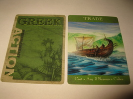 2003 Age of Mythology Board Game Piece: Greek Permanent Card - Trade - $1.00