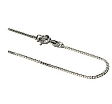 Sterling Silver 1Mm Box Link Chain - £34.51 GBP