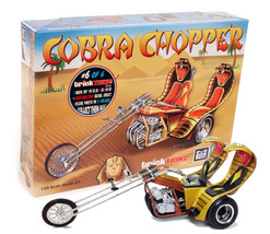 MPC Cobra Chopper Trick Trike Series #6 of 6 1:25 Scale Model Kit New in Box - £19.84 GBP